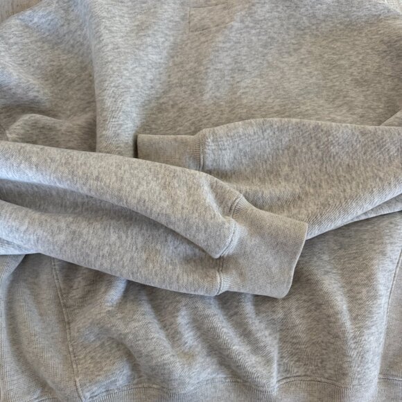 Abercrombie & Fitch Essential Sunday Half-Zip Light Grey Size Small - Picture 6 of 8